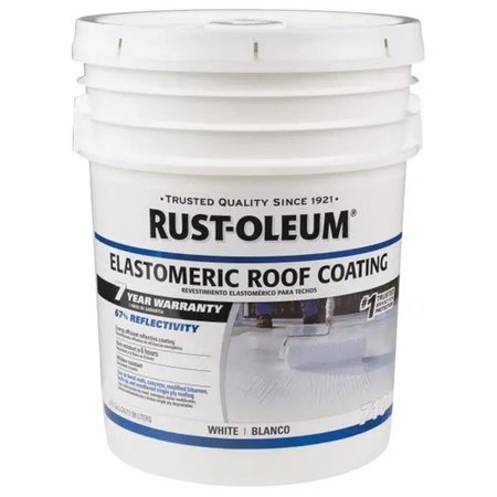 RUST-OLEUM 608 oz 7-Year Elastomeric Roof Coating, White RU572267